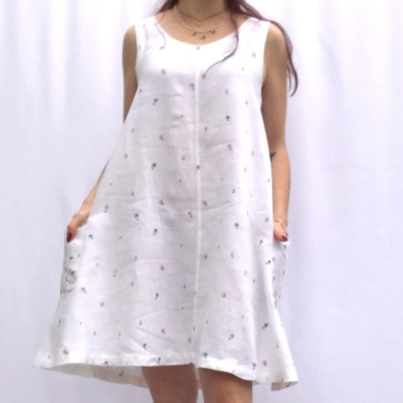 vintage linen dress
